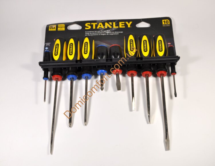 Набор professional отверток Stanley 10 шт. (USA) 